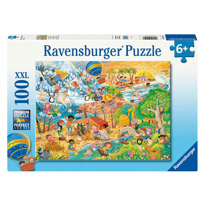 Load image into Gallery viewer, Ravensburger legpuzzel xxl vier seizoenen, 100st.