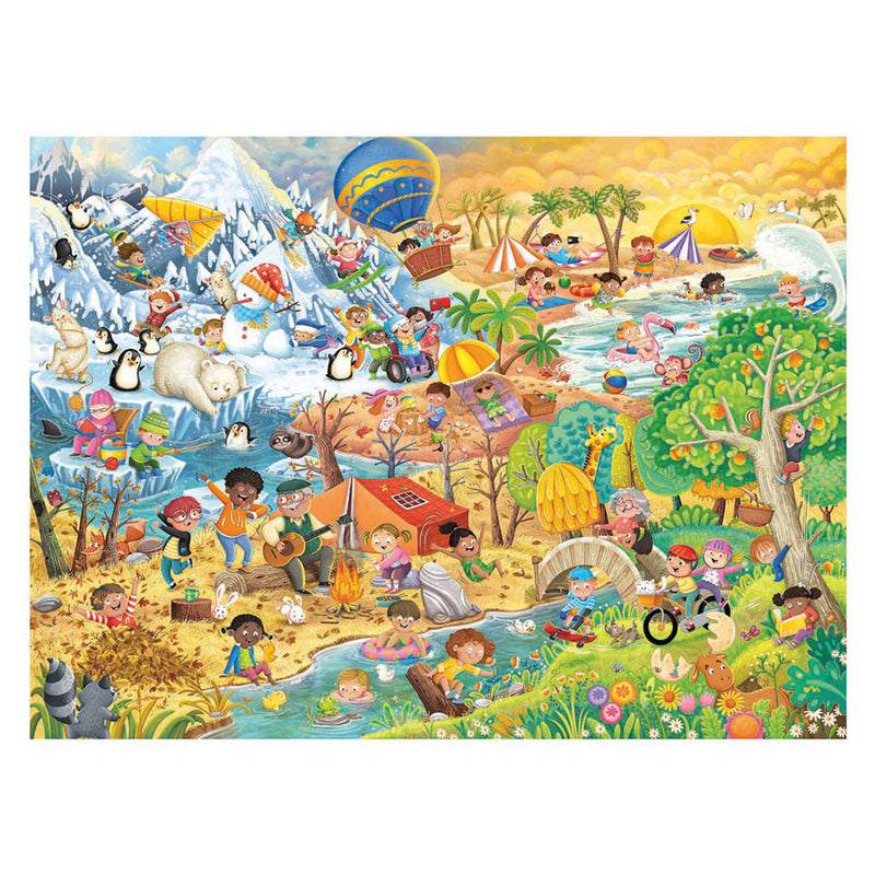 Load image into Gallery viewer, Ravensburger legpuzzel xxl vier seizoenen, 100st.