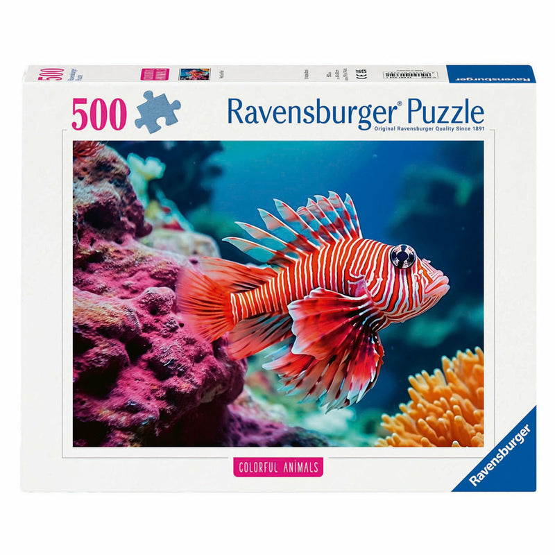 Load image into Gallery viewer, Ravensburger puzzel red lionfish 500st