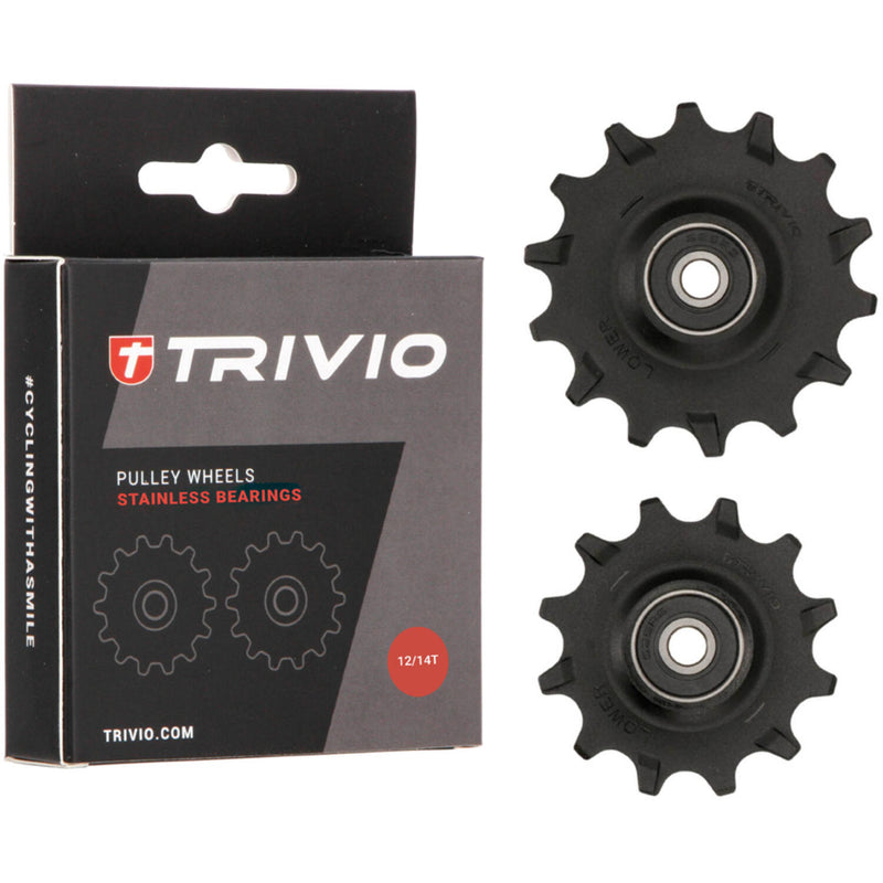 Load image into Gallery viewer, Trivio - derailleurwieltjes 12 14t stainless lagers