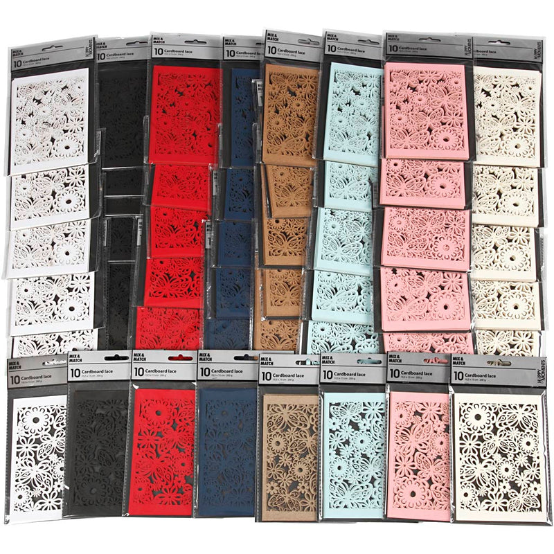 Afbeelding laden in galerijviewer, Https: www.cchobby.nl patroonkarton-vel-10-5x15-cm-200-gr-diverse-kleuren-8x10-doos-1-doos