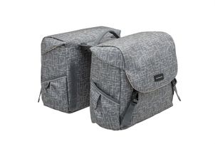 Load image into Gallery viewer, Mondi Joy Dubbele Fietstas - Racktime Snap-it - Waterafstotend Polyester - 38L - Ivy Walnut