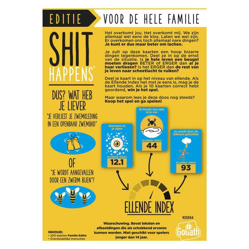 Load image into Gallery viewer, Goliath shit happens: familie editie 14+ - nederlandstalig kaartspel - partyspel
