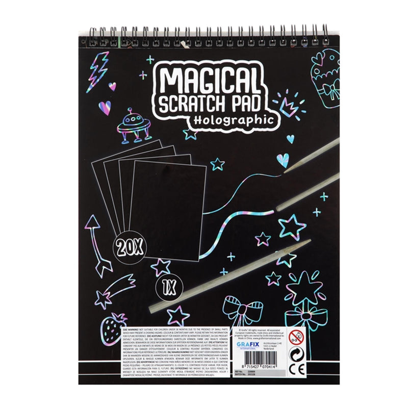 Load image into Gallery viewer, Grafix magisch krasboek a4 20 vel + pen