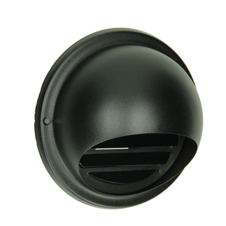 Load image into Gallery viewer, Renson 1066433 - zwart inox opbouw bolrooster type 638 ø100mm, opbouw | 2 stuks
