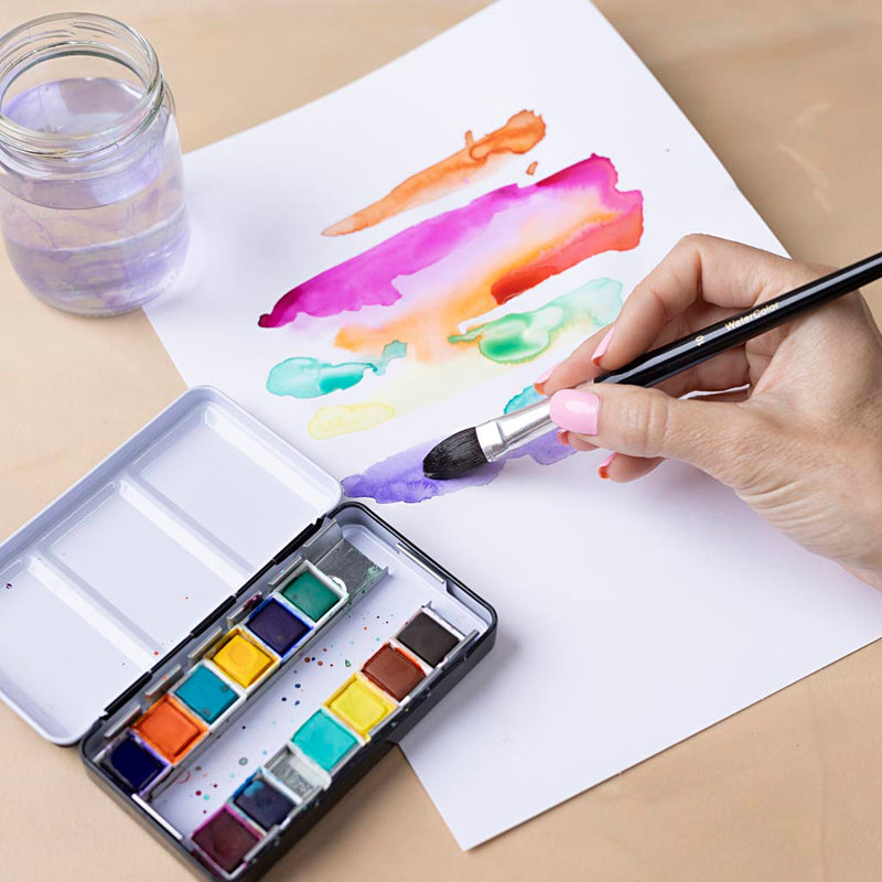 Load image into Gallery viewer, Creativ company https: www.cchobby.nl aquarelblok-a4-vel-210x297-mm-180-gr-wit-20-vel-1-stuk