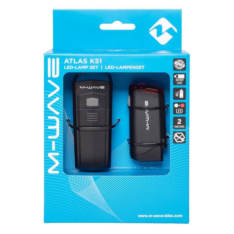 Load image into Gallery viewer, M-wave atlas k51 battery lighting set