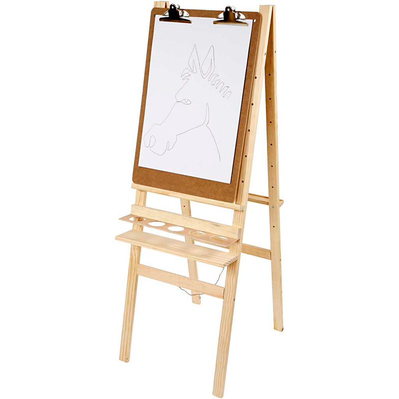 Afbeelding laden in galerijviewer, Https: www.cchobby.nl dubbelzijdige-tekenezel-h-134-cm-b-58-cm-1-stuk