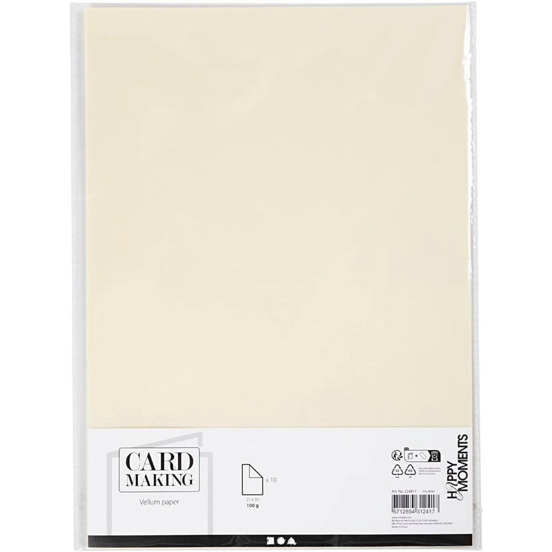Load image into Gallery viewer, Creativ company https: www.cchobby.nl vellumpapier-a4-vel-210x297-mm-100-gr-off-white-10-vel-1-doos