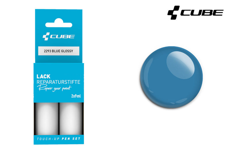 Load image into Gallery viewer, Cube touch-up pen set blue glossy