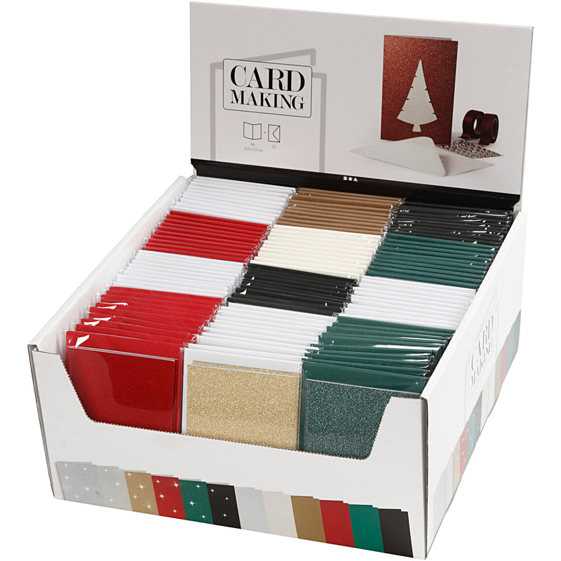 Afbeelding laden in galerijviewer, Https: www.cchobby.nl kaarten-en-enveloppen-afmeting-kaart-10-5x15-cm-afmeting-envelop-11-5x16-5-cm-12x10-doos-1-doos