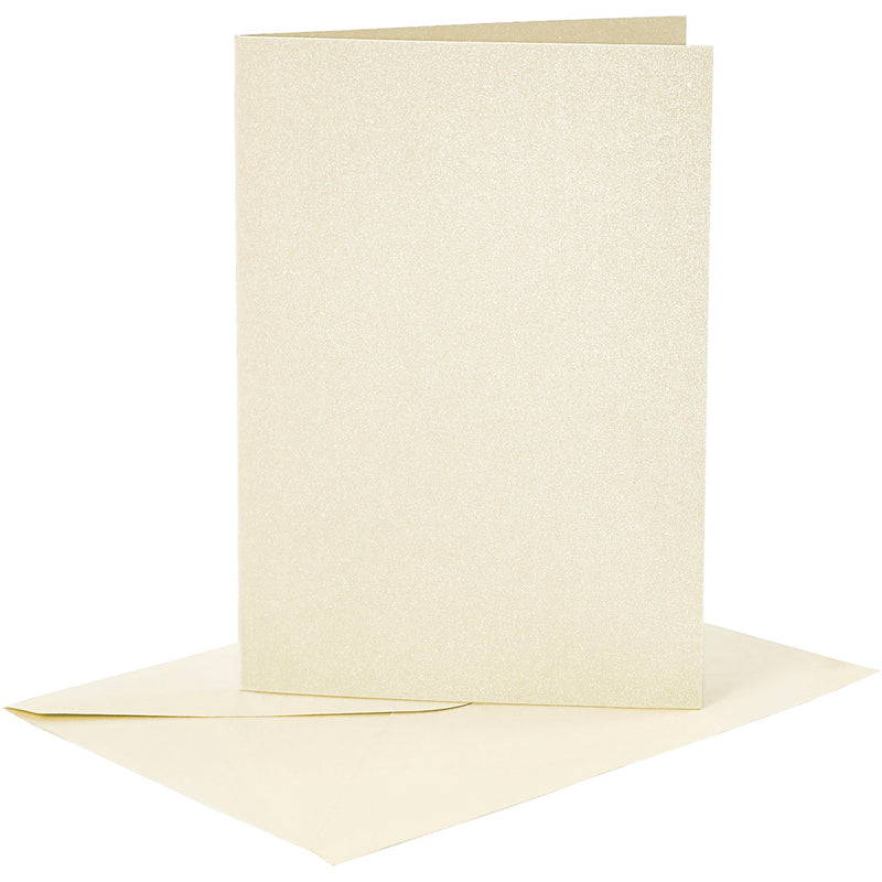 Afbeelding laden in galerijviewer, Https: www.cchobby.nl kaarten-en-enveloppen-afmeting-kaart-10-5x15-cm-afmeting-envelop-11-5x16-5-cm-parelmoer-120-210-gr-off-white-4-set-1-doos
