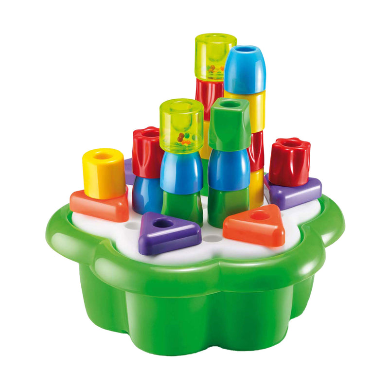 Load image into Gallery viewer, Quercetti daisy blokkendoos