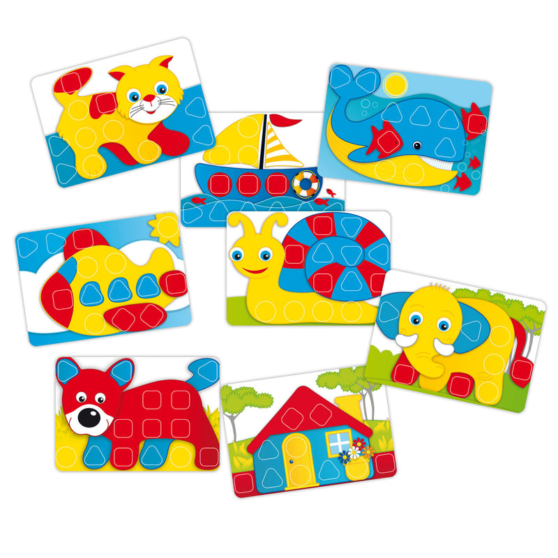 Load image into Gallery viewer, Quercetti pixel baby insteekmozaïek poes