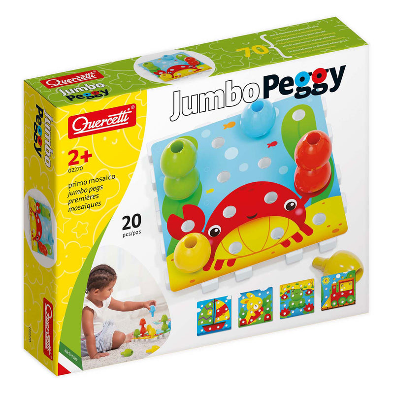 Load image into Gallery viewer, Quercetti jumbo insteek pinnen, 20dlg.