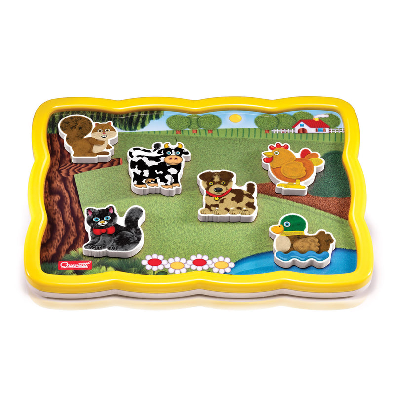 Load image into Gallery viewer, Quercetti vormenpuzzel boerderij junior 12 stukjes