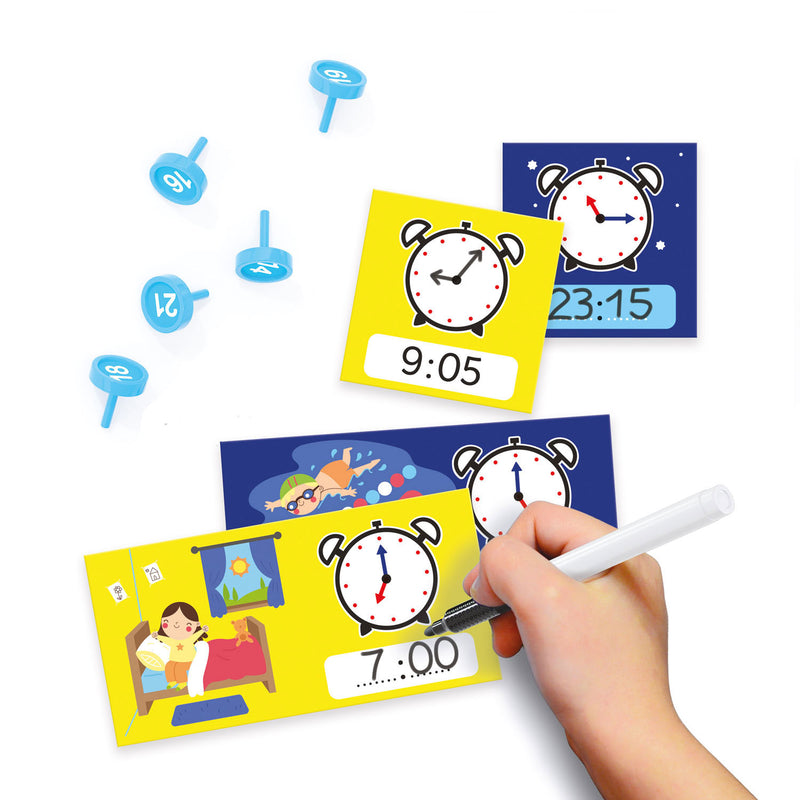 Load image into Gallery viewer, Quercetti leerklok primo clock junior karton 51-delig