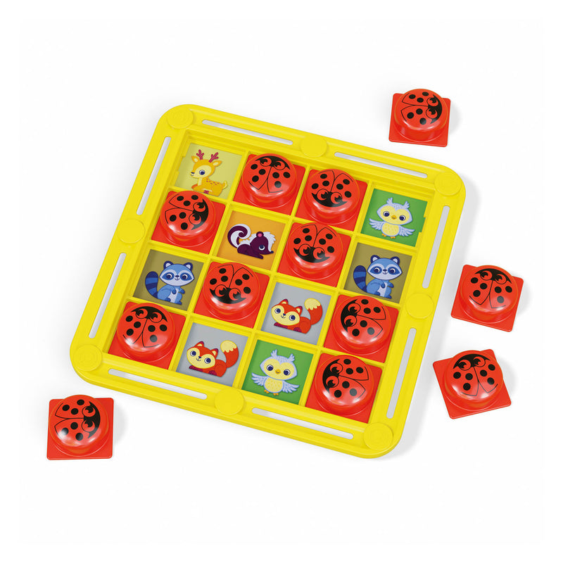 Load image into Gallery viewer, Quercetti educatief spel fantamemo lieveheersbeestje mozaïek.