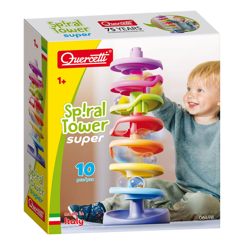 Load image into Gallery viewer, Quercetti spiraal ballentoren - 10dlg.