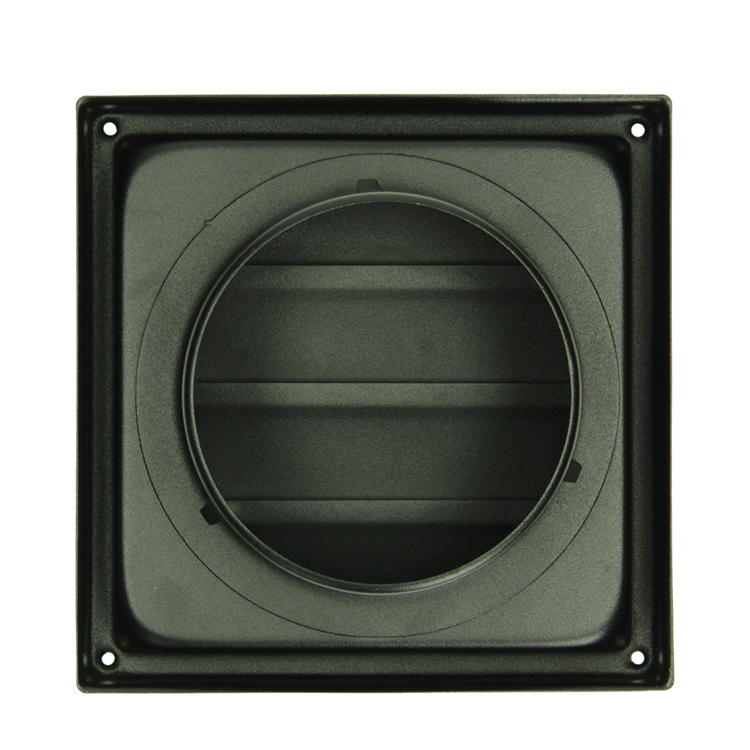 Load image into Gallery viewer, Renson 1068947 - inbouw dampkaprooster 633 inox zwart (dia 150) | 2 stuks
