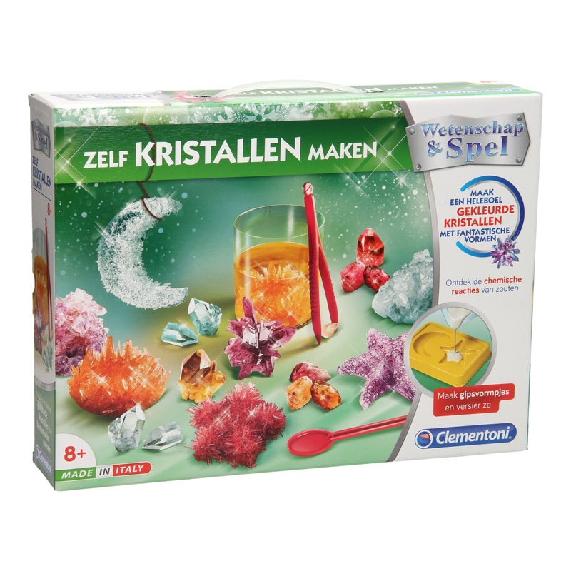 Load image into Gallery viewer, Clementoni wetenschap spel - zelf kristallen maken - experimenteerdoos - educatief speelgoed 8+ jaar