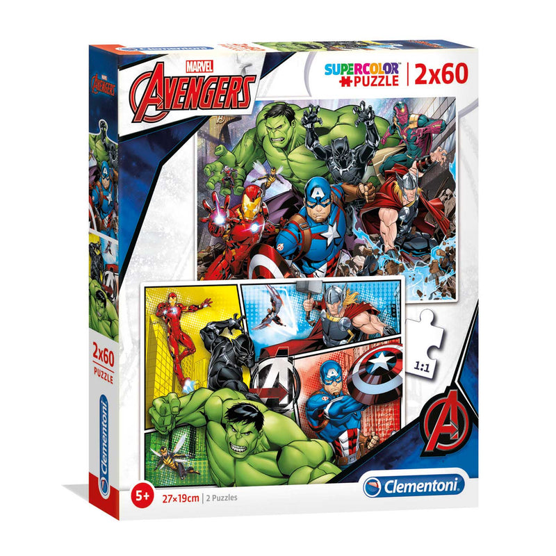 Load image into Gallery viewer, Clementoni puzzel the avengers, 2x60st.