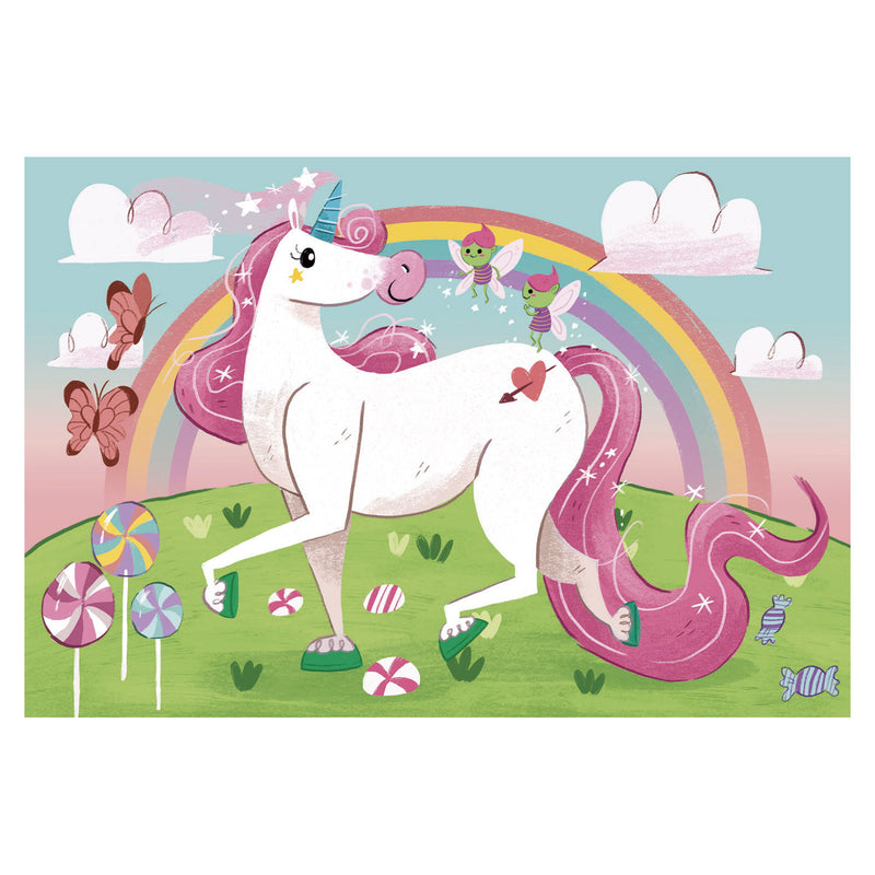 Load image into Gallery viewer, Clementoni puzzel 104pcs i believe in unicorns brilliant
