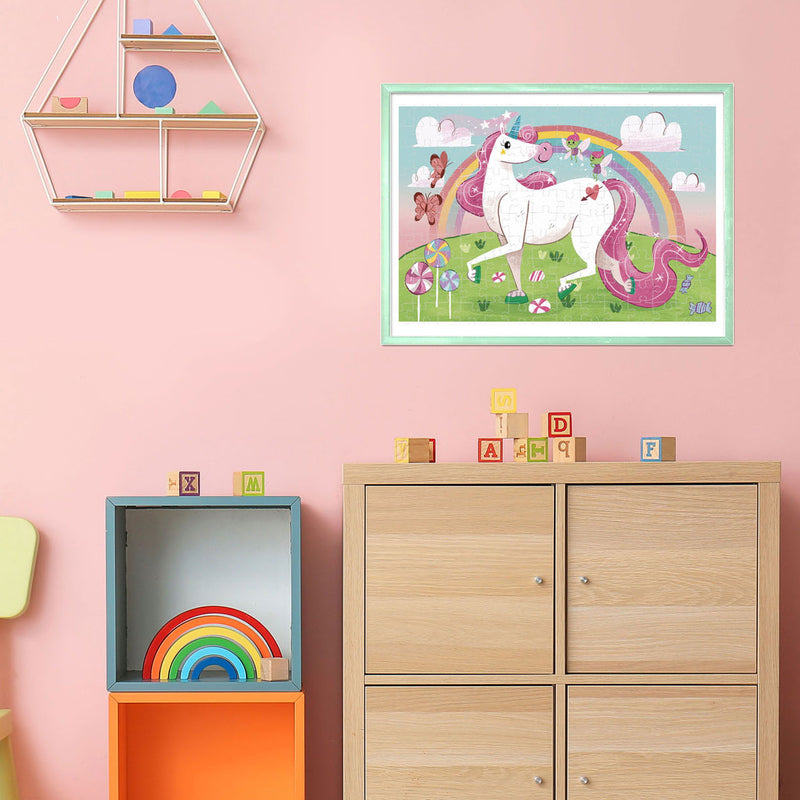 Load image into Gallery viewer, Clementoni puzzel 104pcs i believe in unicorns brilliant