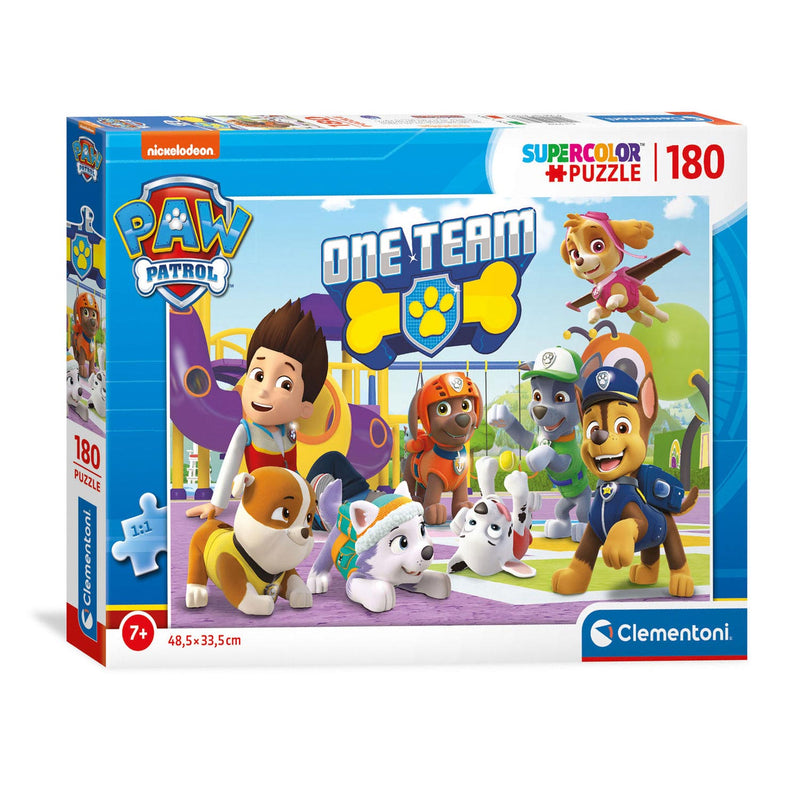 Afbeelding laden in galerijviewer, Clementoni - puzzel - 180 stukjes - paw patrol - metallic finish - ecologisch verantwoord