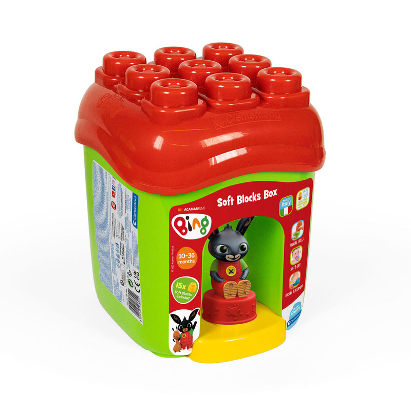 Load image into Gallery viewer, Clementoni Baby Clemmy Zachte Blokken Bing