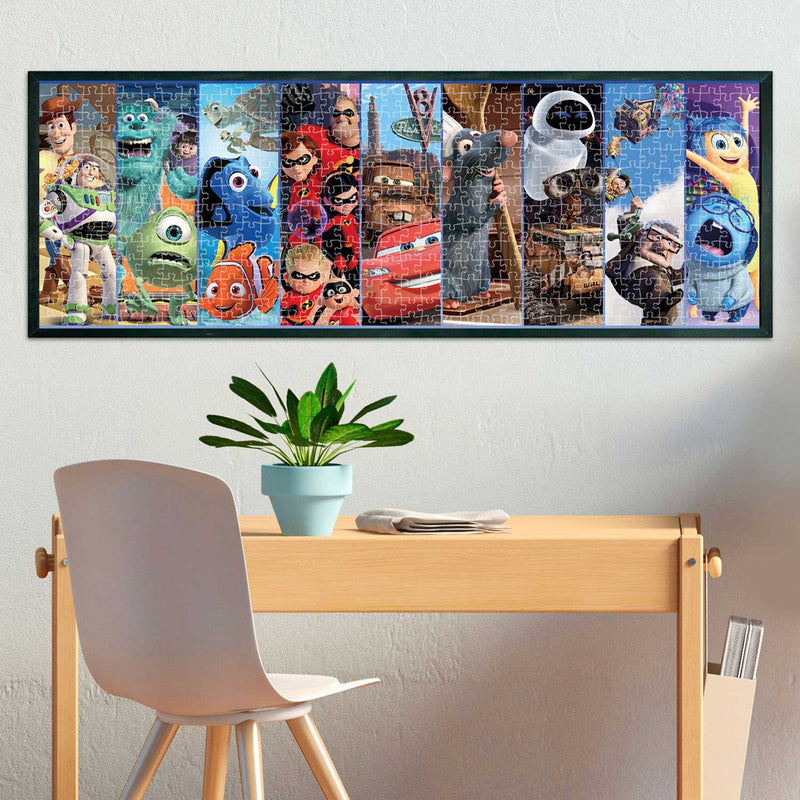 Load image into Gallery viewer, Clementoni Panorama Puzzel Disney Pixar, 1000st.