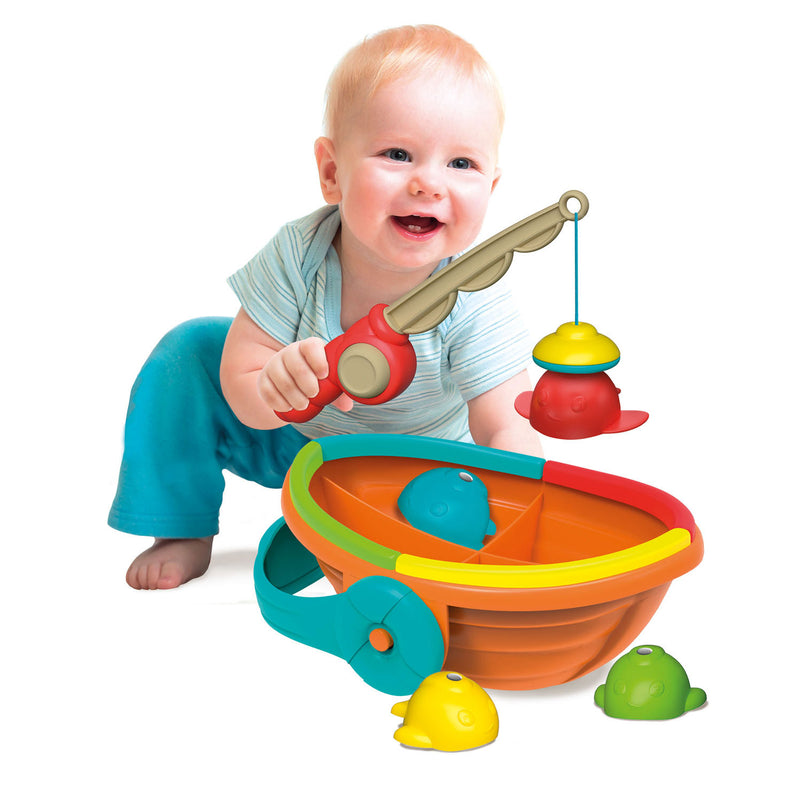 Load image into Gallery viewer, Clementoni Baby Regenboog Visspel