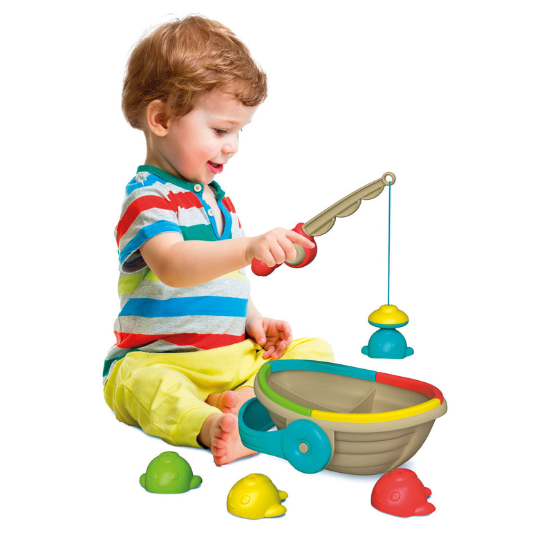 Load image into Gallery viewer, Clementoni Baby Regenboog Visspel