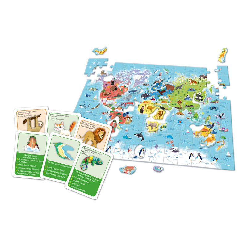 Afbeelding laden in galerijviewer, Clementoni education - ontdek de wereld puzzel