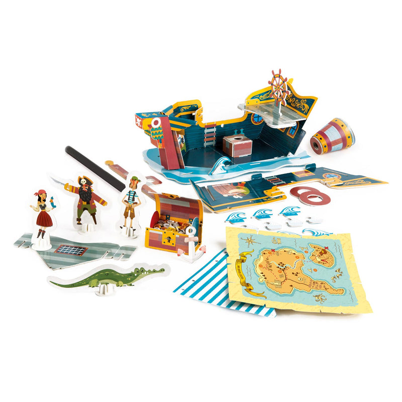 Load image into Gallery viewer, Clementoni Education Bouw Speel Piratenboot