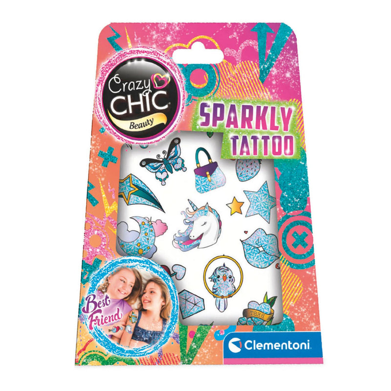 Load image into Gallery viewer, Clementoni crazy chic - urban tattoo glitter
