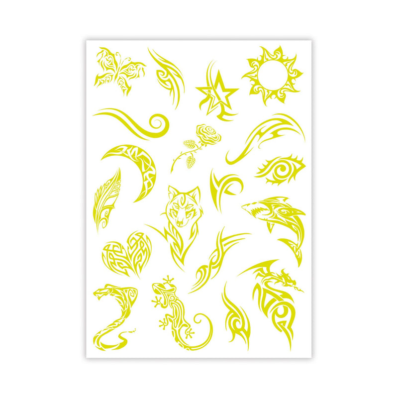 Load image into Gallery viewer, Clementoni crazy chic - urban tattoos glow in the dark