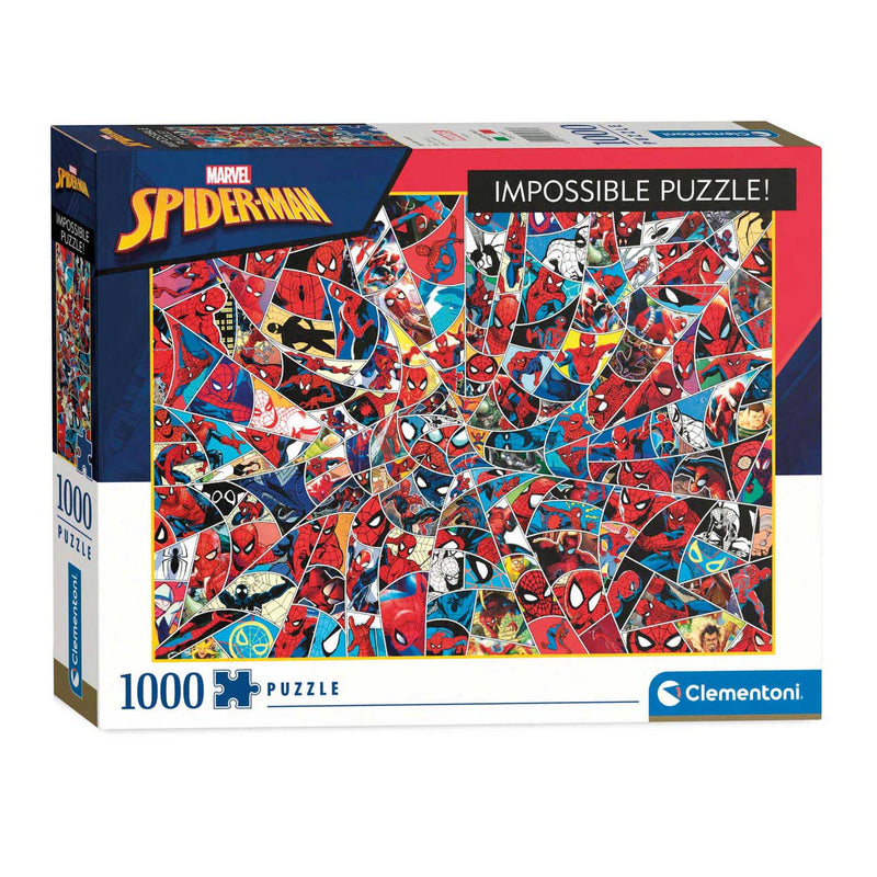 Load image into Gallery viewer, Clementoni impossible puzzel spiderman, 1000st.