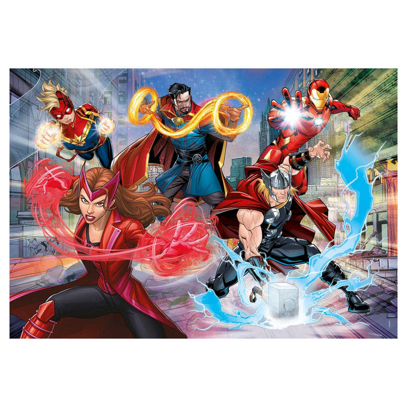 Load image into Gallery viewer, Clementoni glitter puzzel the avengers, 104st.