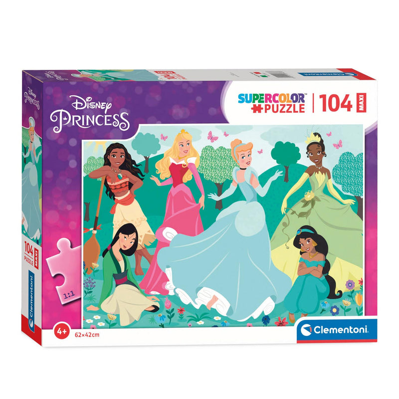 Load image into Gallery viewer, Clementoni maxi puzzel disney princess, 104st.