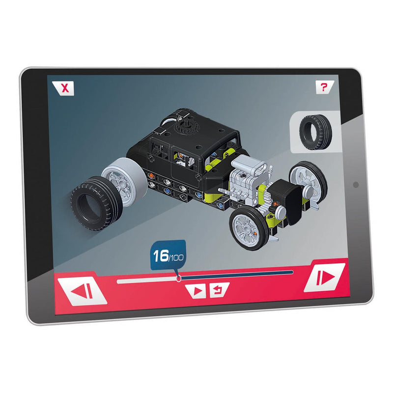 Load image into Gallery viewer, Clementoni Wetenschap Spel Mechanica Hot Rod, 2in1