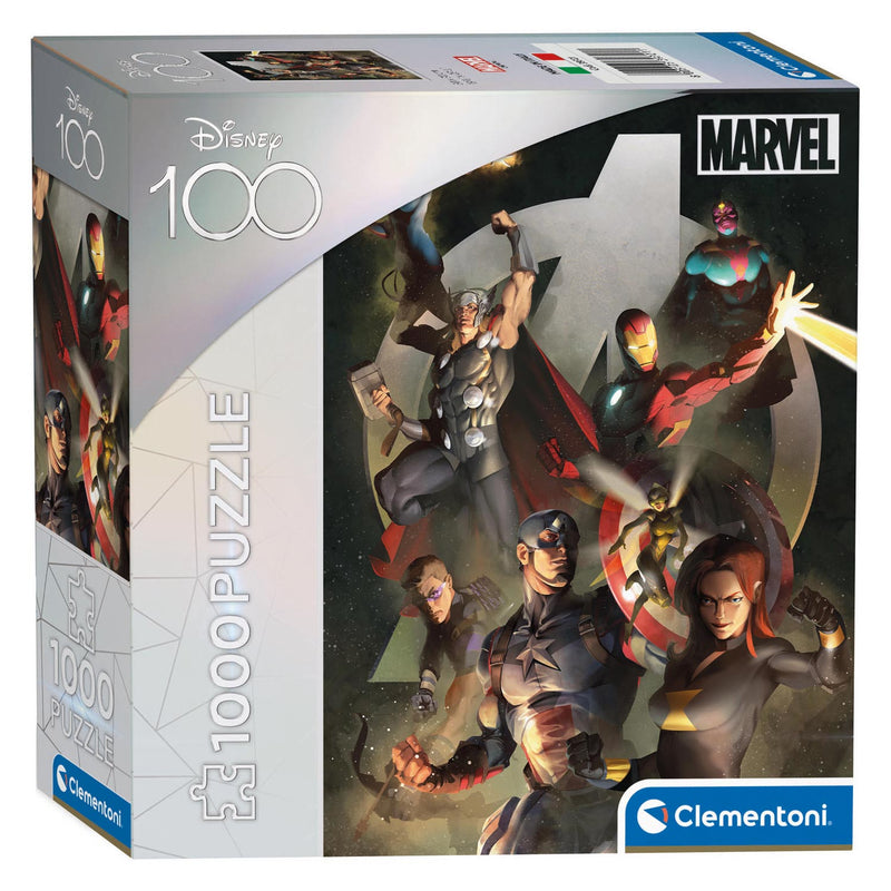 Load image into Gallery viewer, Clementoni puzzel disney 100 jaar - avengers, 1000st.