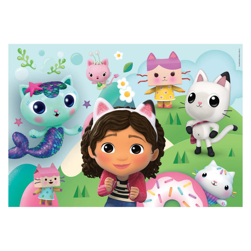 Load image into Gallery viewer, Clementoni puzzel gabby's poppenhuis, 2x60st.