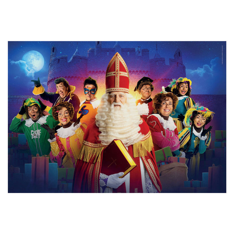 Load image into Gallery viewer, Clementoni legpuzzel super color - club van sinterklaas, 60st.