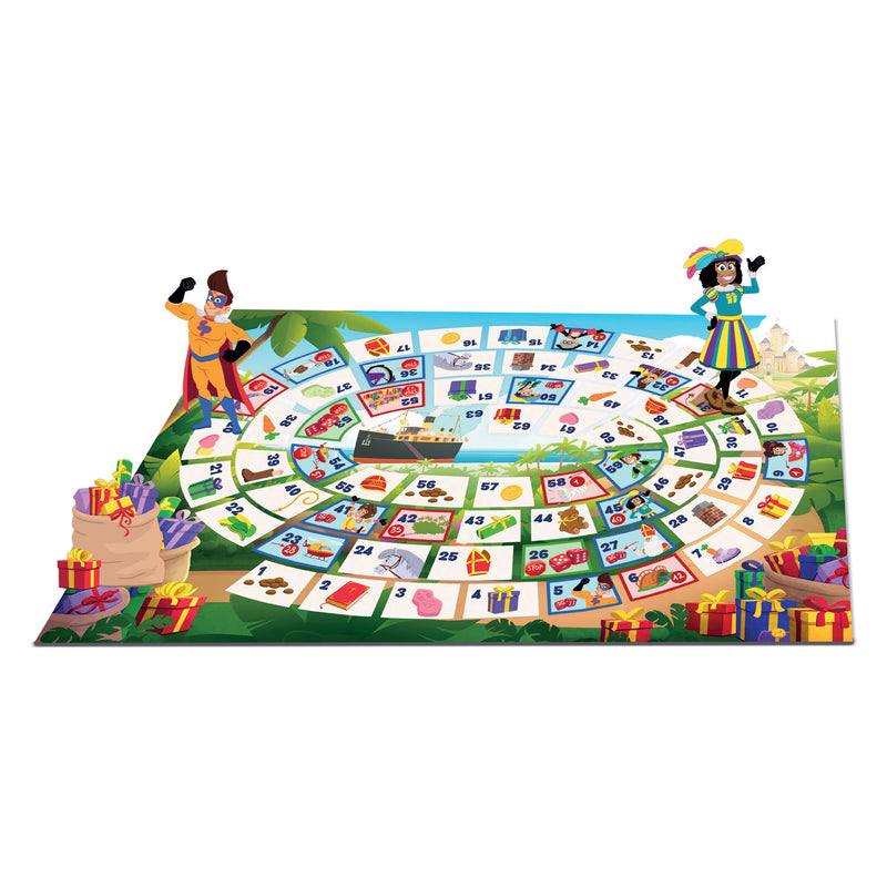 Load image into Gallery viewer, Clementoni club van sinterklaas pietenrace bordspel