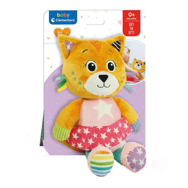 Load image into Gallery viewer, Clementoni baby mijn eerste dierenknuffel - kat