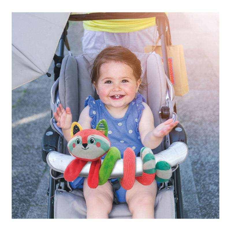 Afbeelding laden in galerijviewer, Clementoni baby stoffen kinderwagenspiraal wasbeer