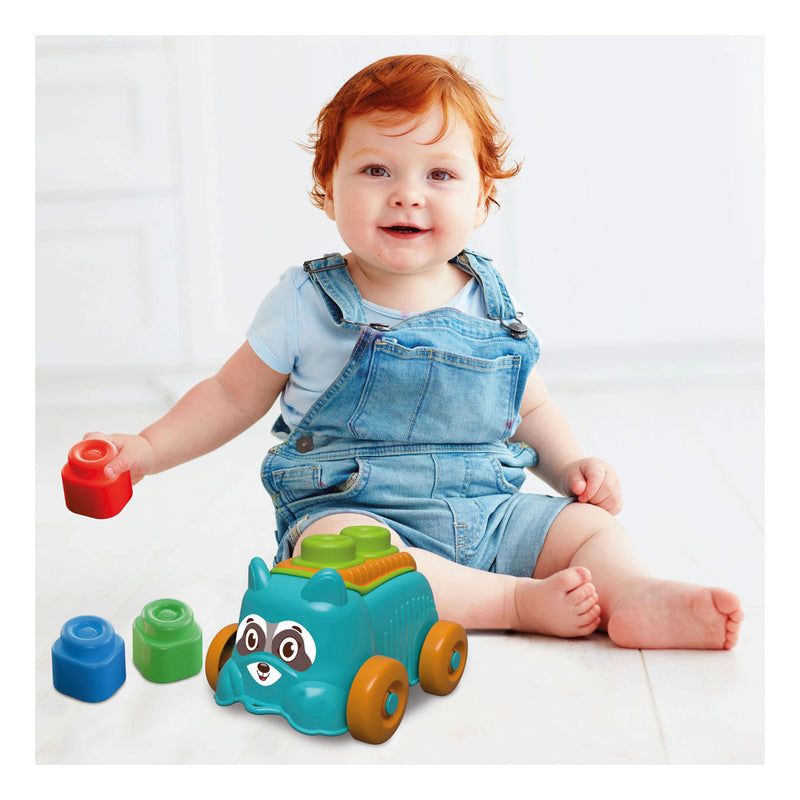 Load image into Gallery viewer, Clementoni baby soft clemmy blokken emmer hond