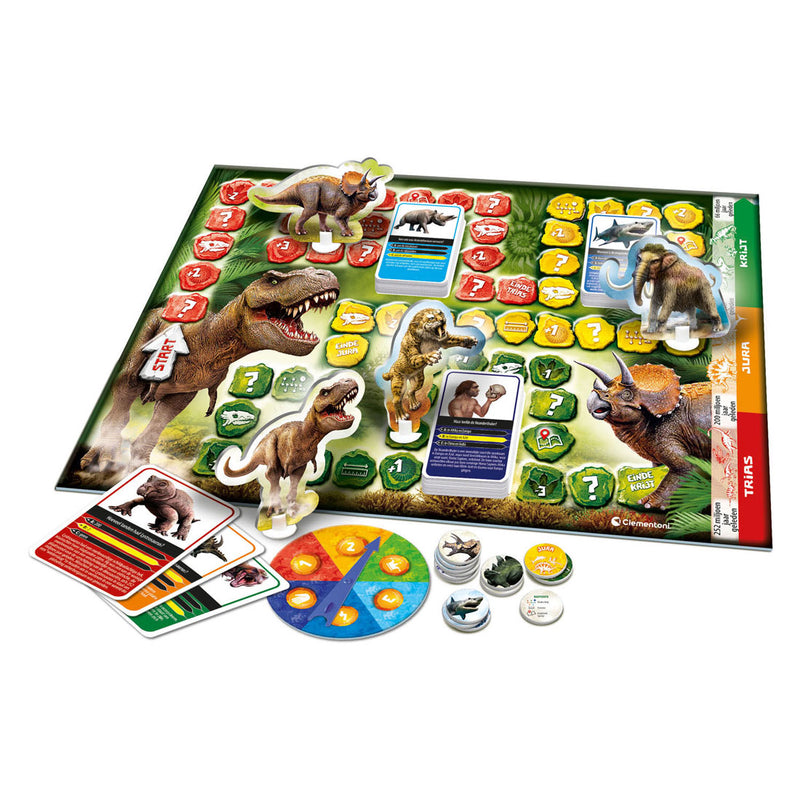 Load image into Gallery viewer, Clementoni dinosauriers en de prehistorie bordspel (nl)