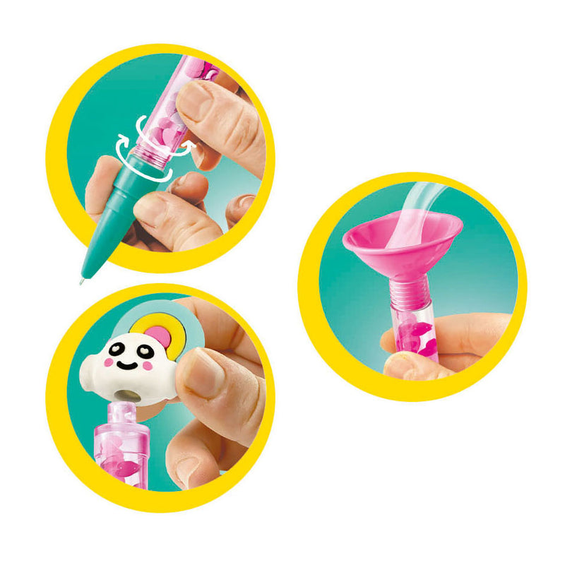 Load image into Gallery viewer, Clementoni idea - glitterpennen - knutselpakket vol accessoires - het creatieve cadeautje - glitterpennen maken - vanaf 6 jaar